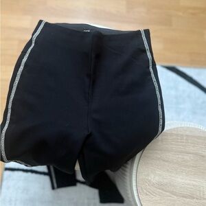 Zara high rise leggings with rhinestone detail